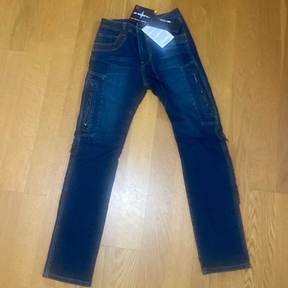 Maxler Riding Slim Straight men’s or Women’s jeans size 30 protection pads